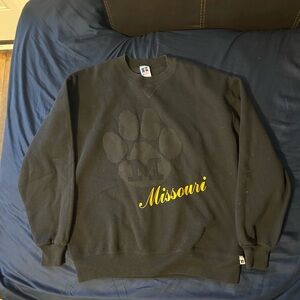Vintage Missouri Tigers Crewneck Sweatshirt Size XL
